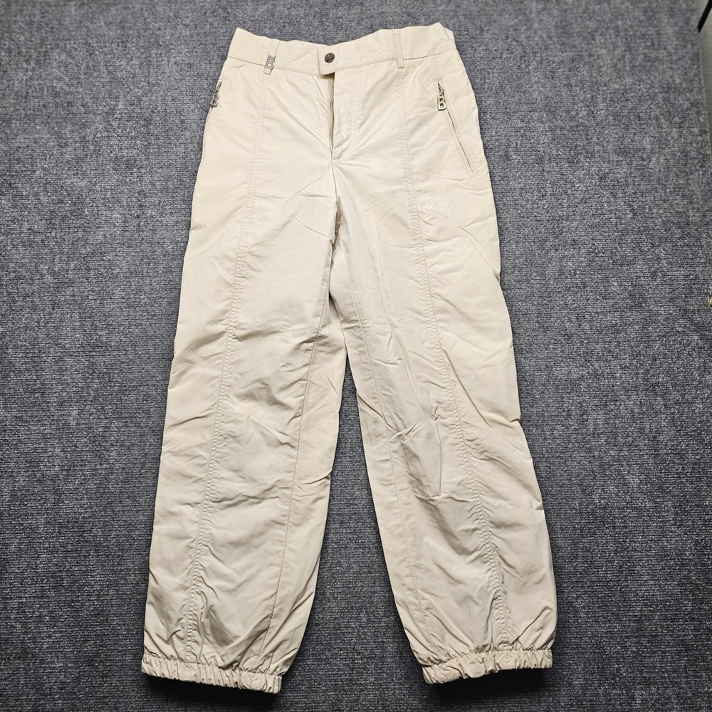 Bogner Womens Beige Layerguard System Ski Pants Size 8 Reg Snow Trousers 1353